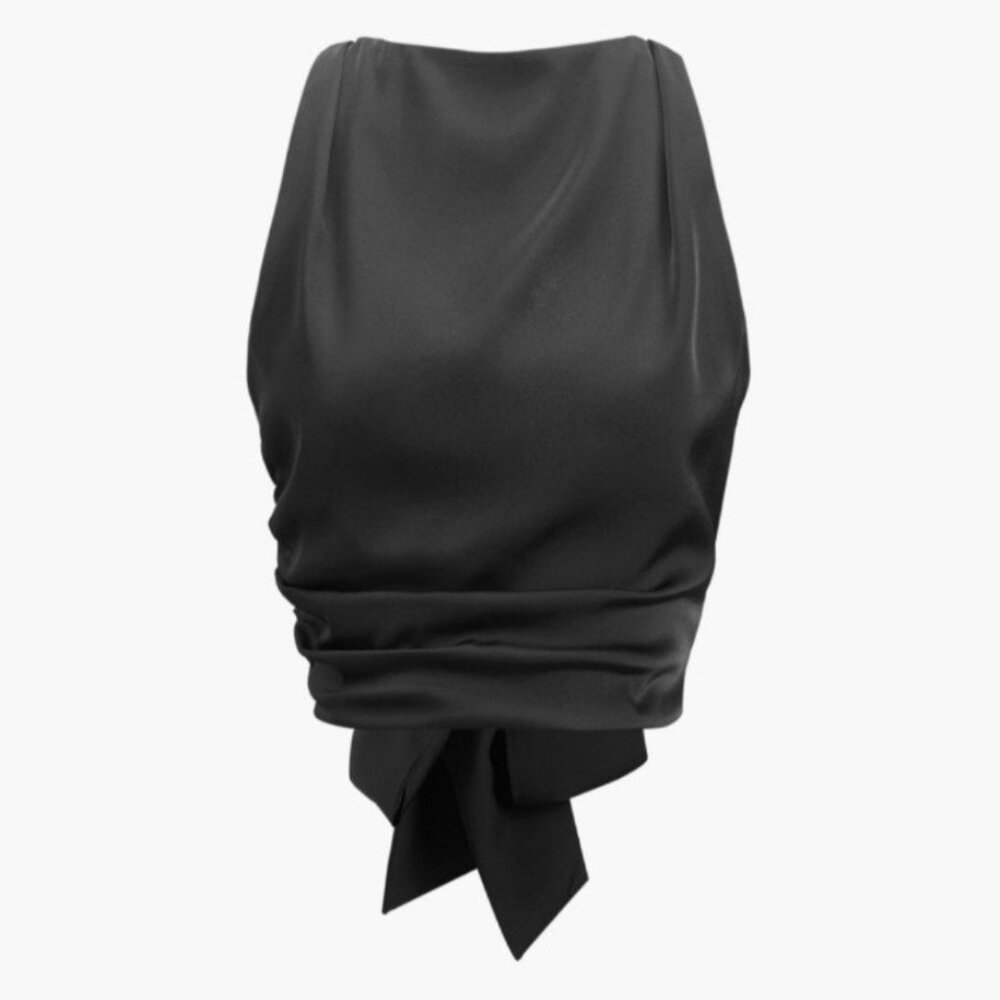 Backless tank top
